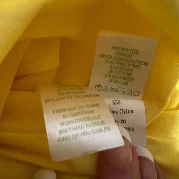 Lilly Pulitzer RAILEE Mini SHIFT DRESS St Tropez Yellow Size 2 Sleeveless - Picture 10 of 15